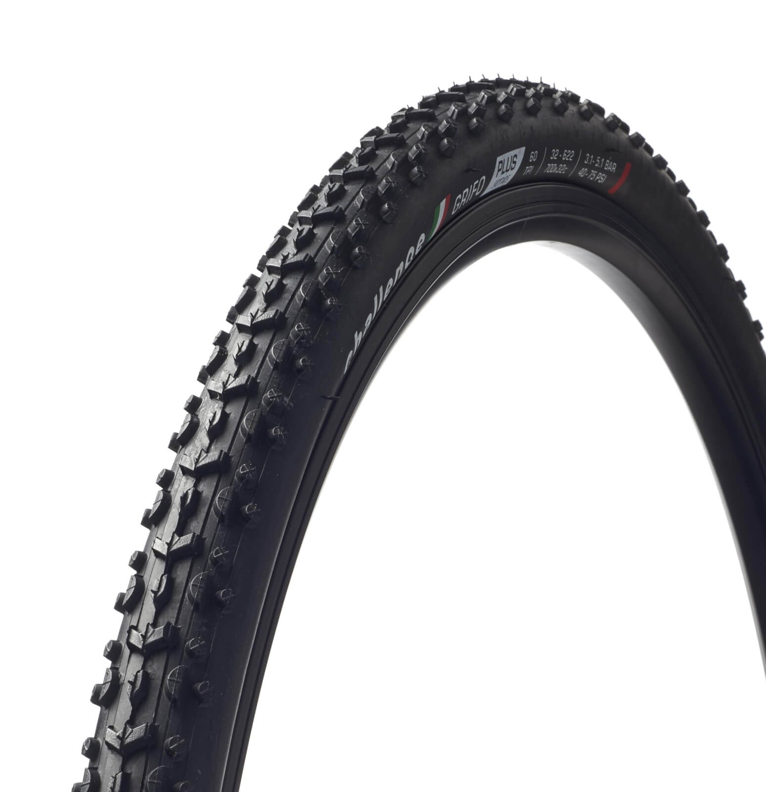 Image of Challenge Grifo Clincher Cyclocross Tyre - Black/Tan - 700c x 33m