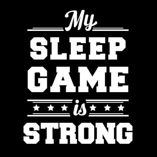 The Slogan Collection Sleep Game Slogan Sweatshirt - Black - S - Black