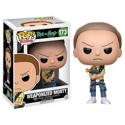 Rick et Morty Morty armé Pop! Figurine en vinyle