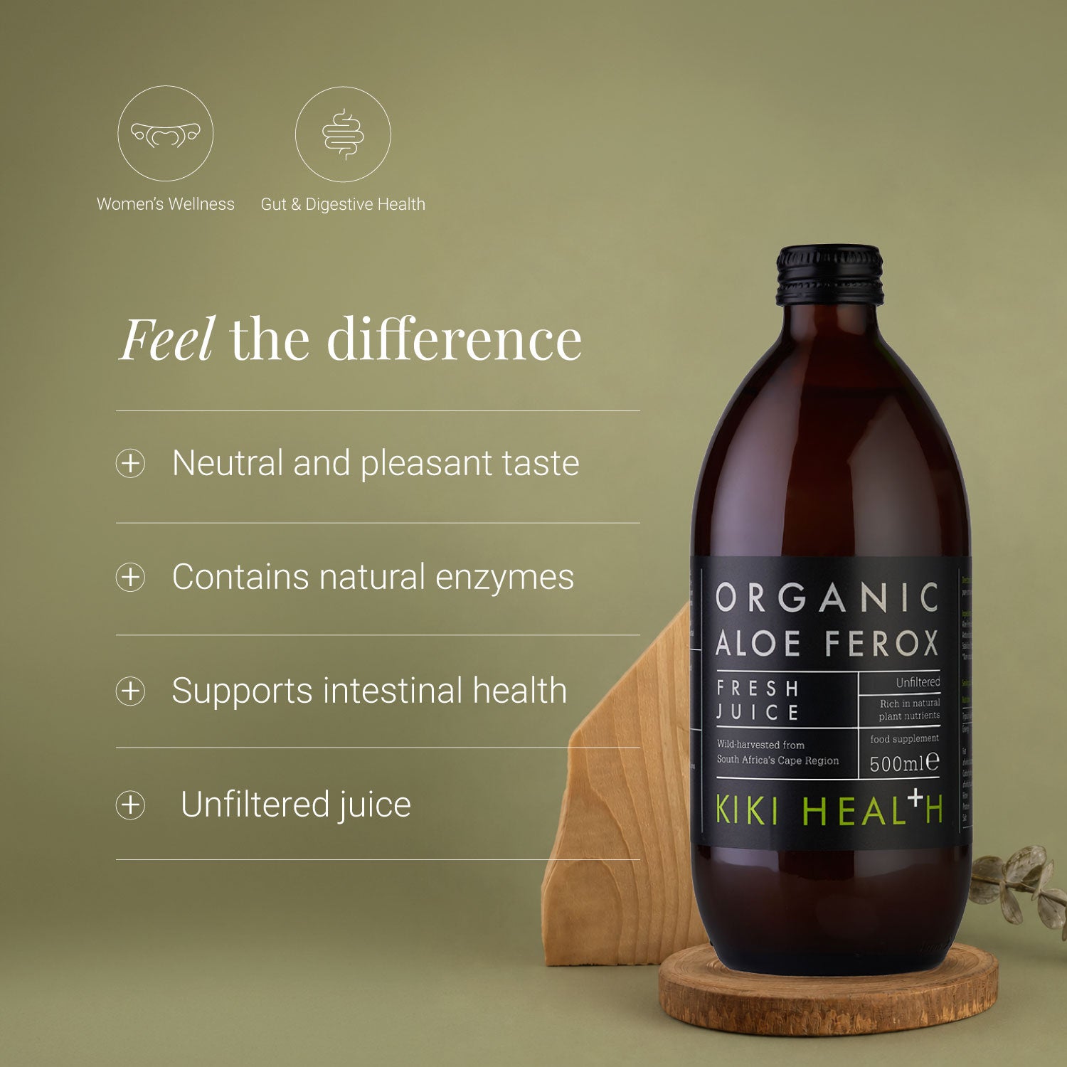 Kiki Health Organic Aloe Ferox Juice - 500ml
