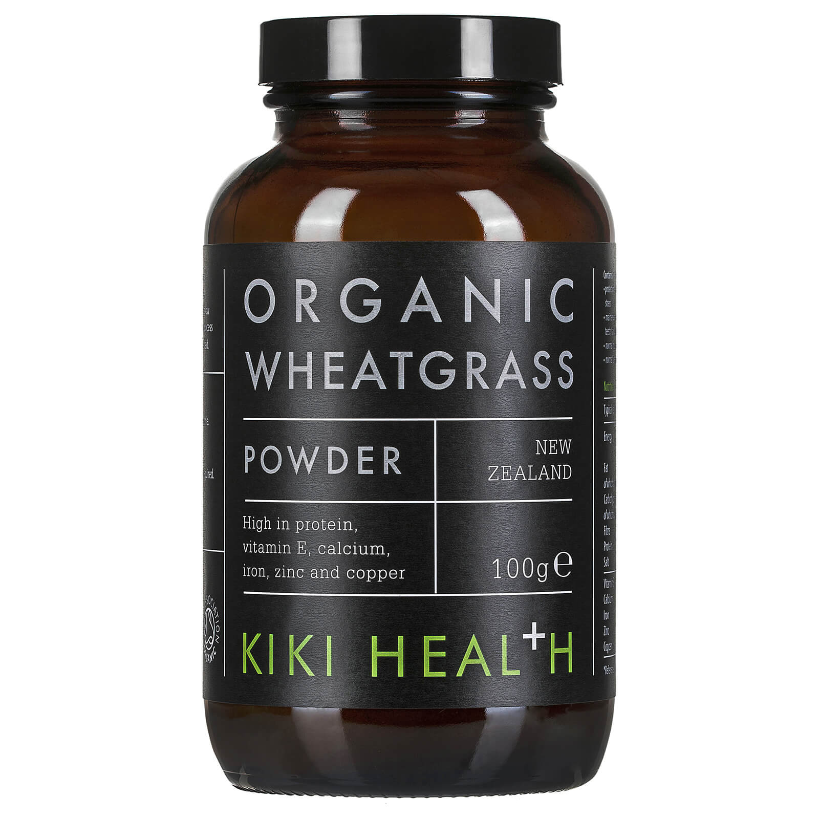 

Органический порошок из ростков пшеницы KIKI Health Organic Wheatgrass Powder 100 г