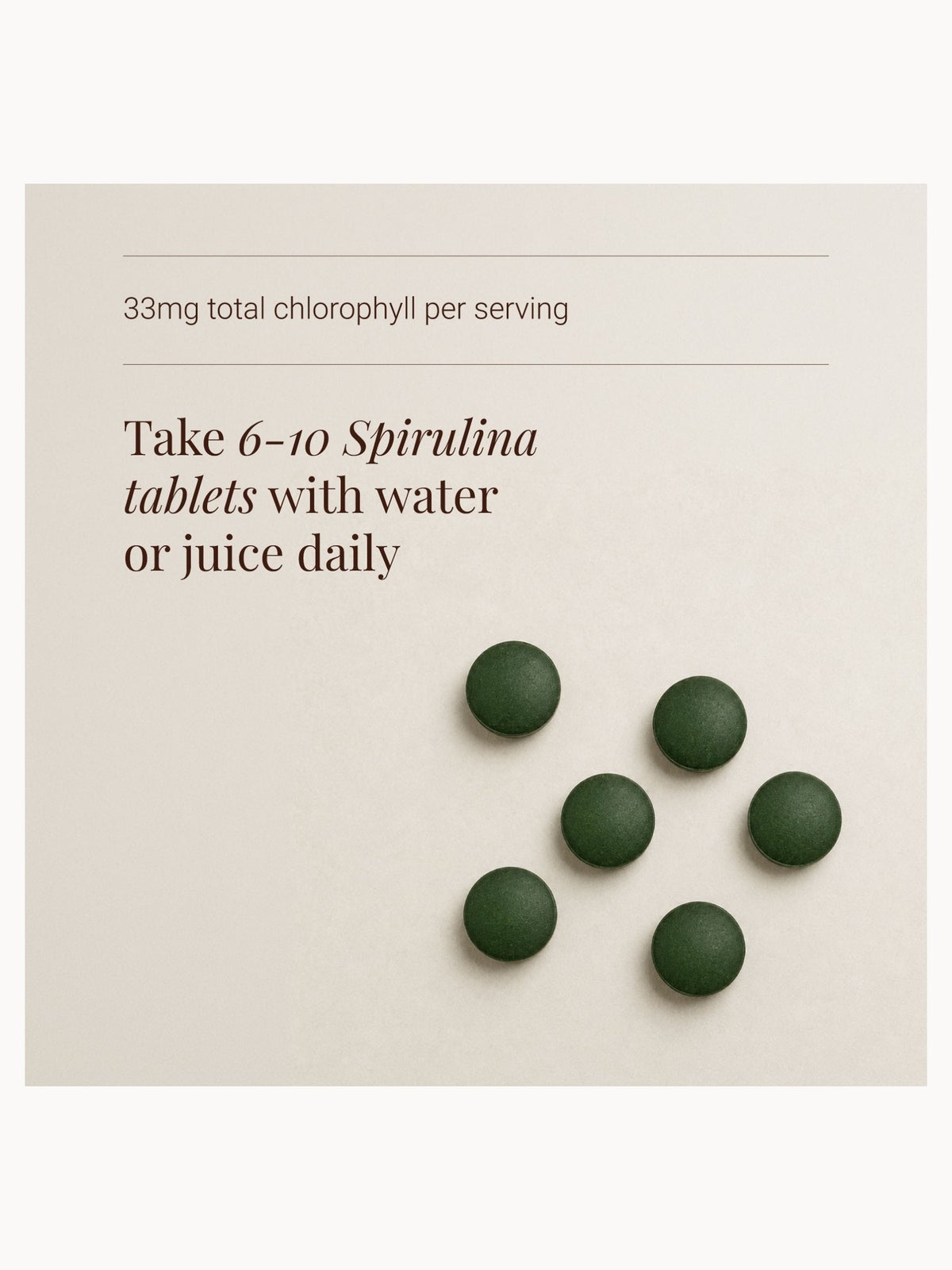 KIKI Health Spirulina 500mg Daily Wellness Support Supplements Nutrition Tablets - 200 Tablets for Immune, photo 3