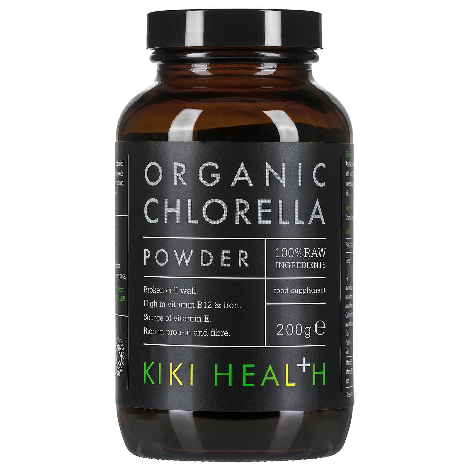 KIKI Health clorella biologica in polvere 200 g