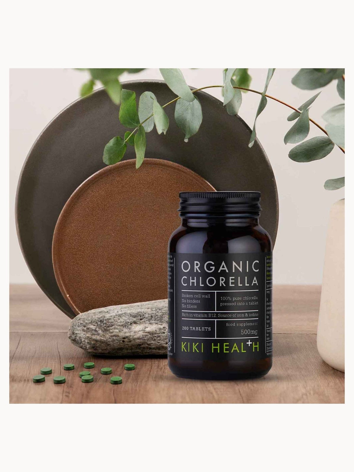 KIKI Health Organic Chlorella Tablets (200 Tablets) 3