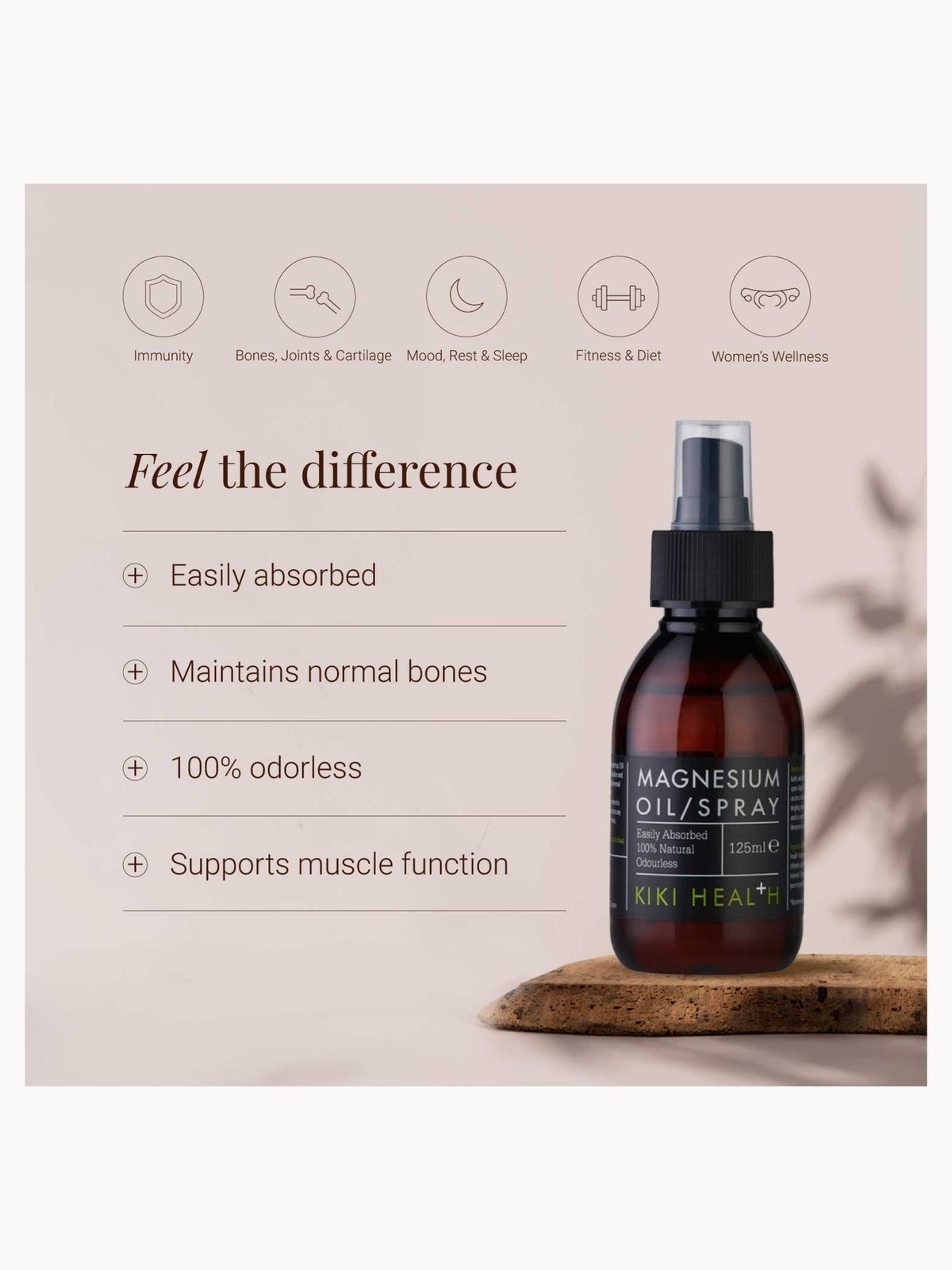 KIKI Health Magnesium Oil 125ml, photo 2