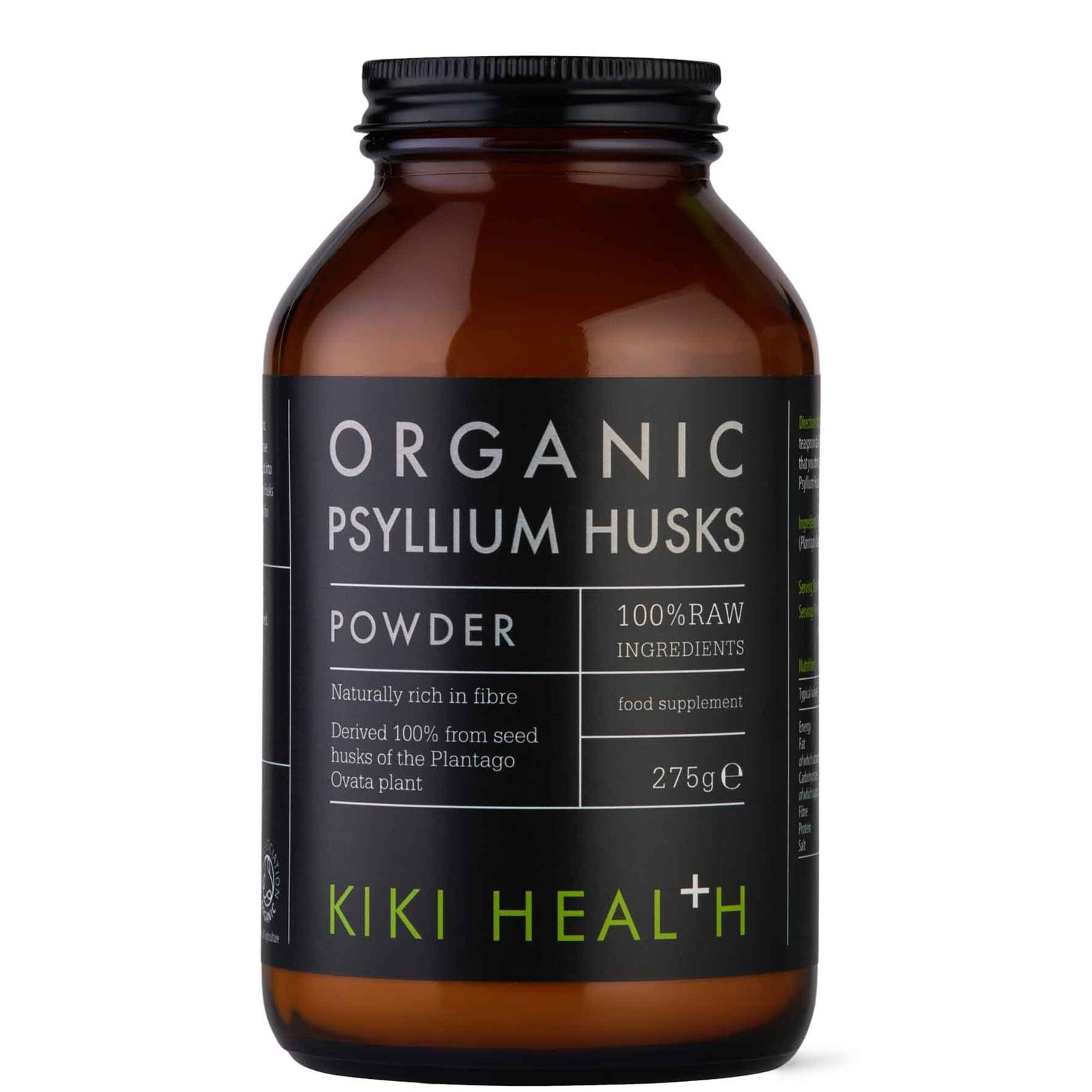 KIKI Health Organic Psyllium Husks - 275g