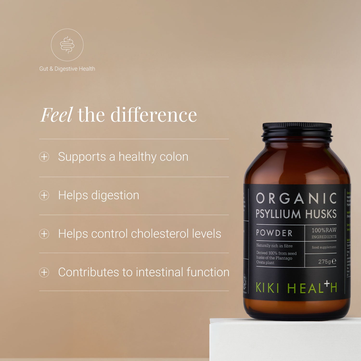 Kiki Health Organic Psyllium Husks - 275g
