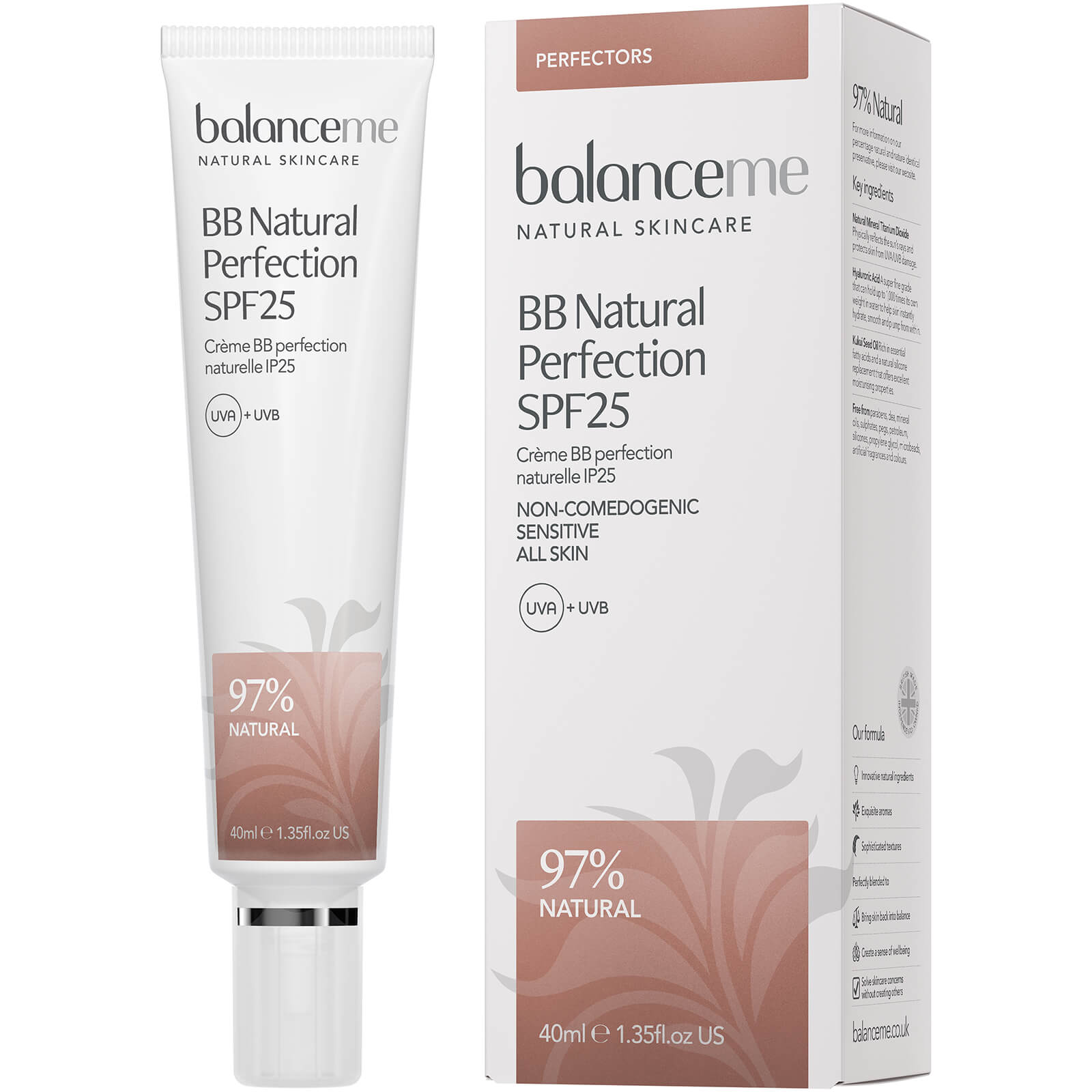 balance me bb natural perfection spf 25