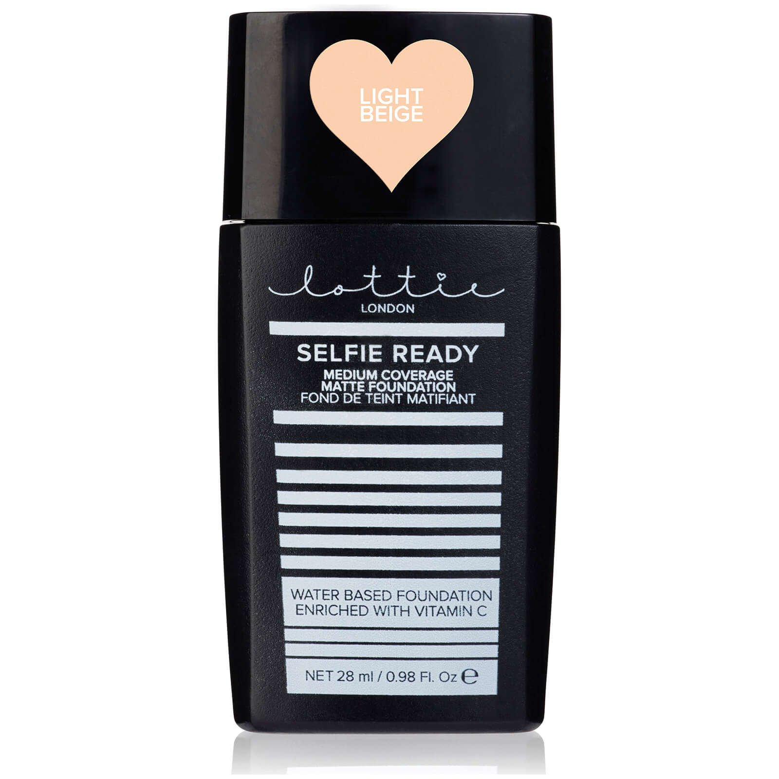 

Матирующая тональная основа Lottie London Medium Coverage Matte Foundation 28 мл (различные оттенки) - Light Beige
