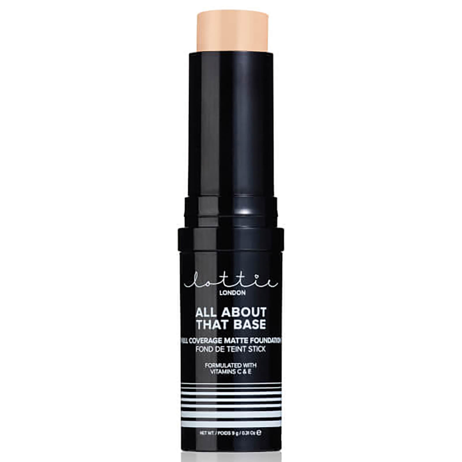 Lottie London Full Coverage Matte Foundation Stick 9g (Various Shades) - 9 Ivory