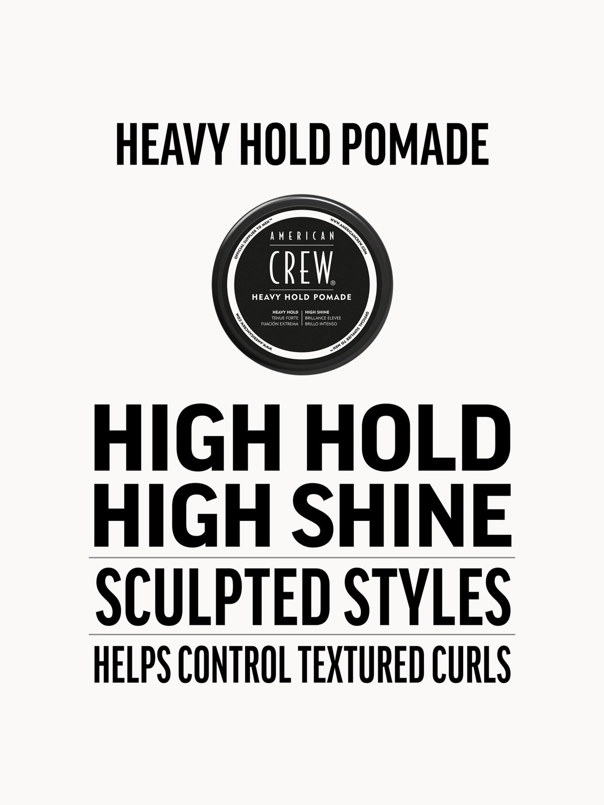 American Crew Heavy Hold Pomade 85g 3
