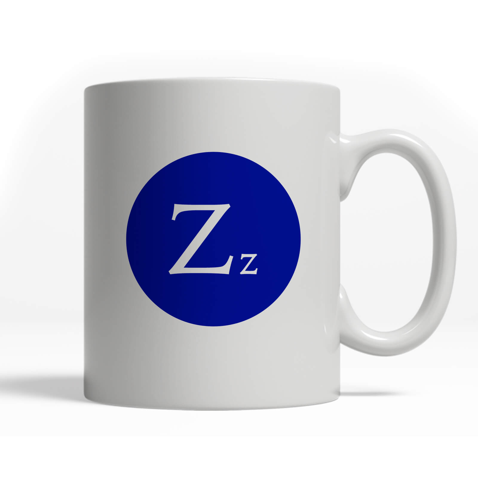 Alphabet Letter Mug - Z-Zaffre