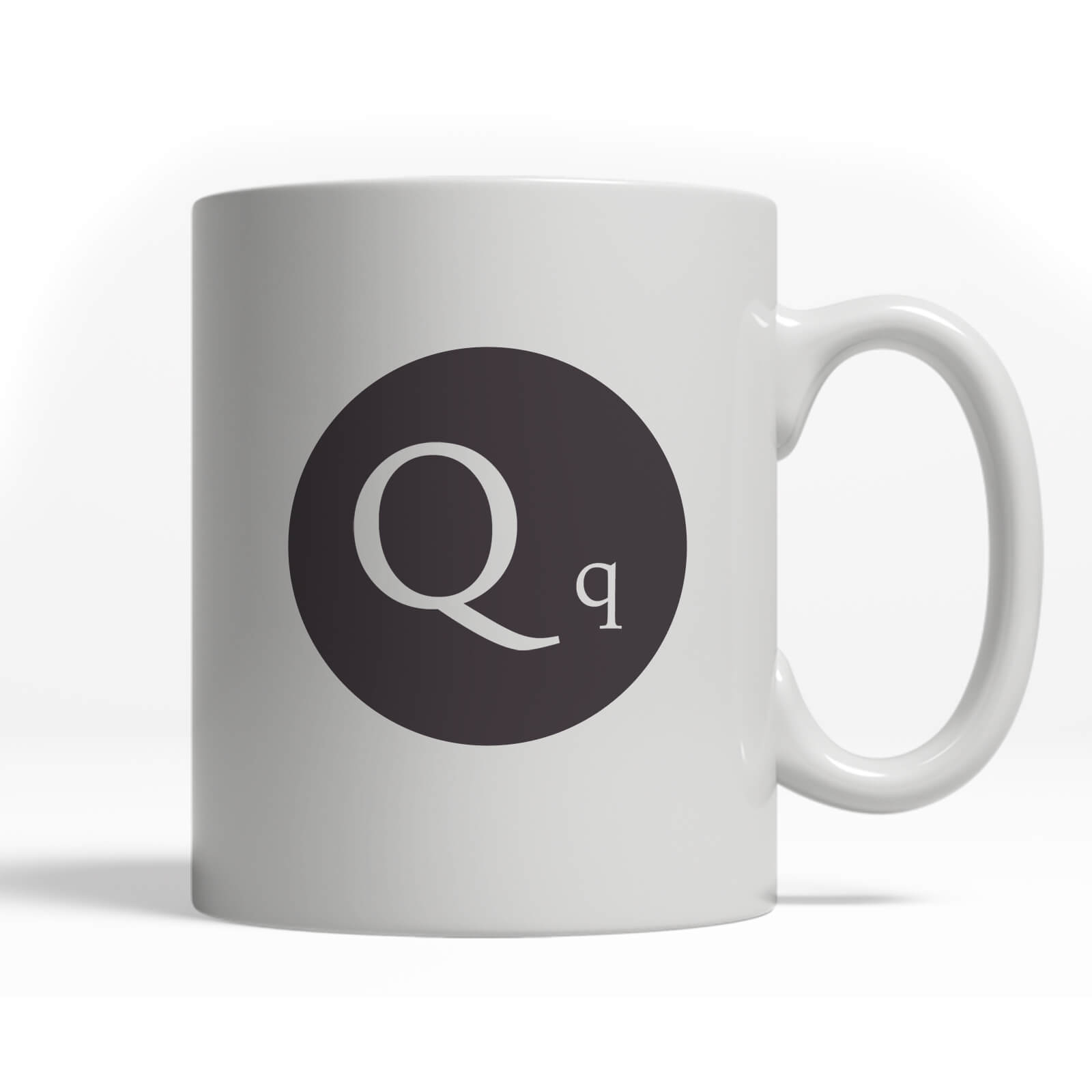 Alphabet Letter Mug - Q-Quartz