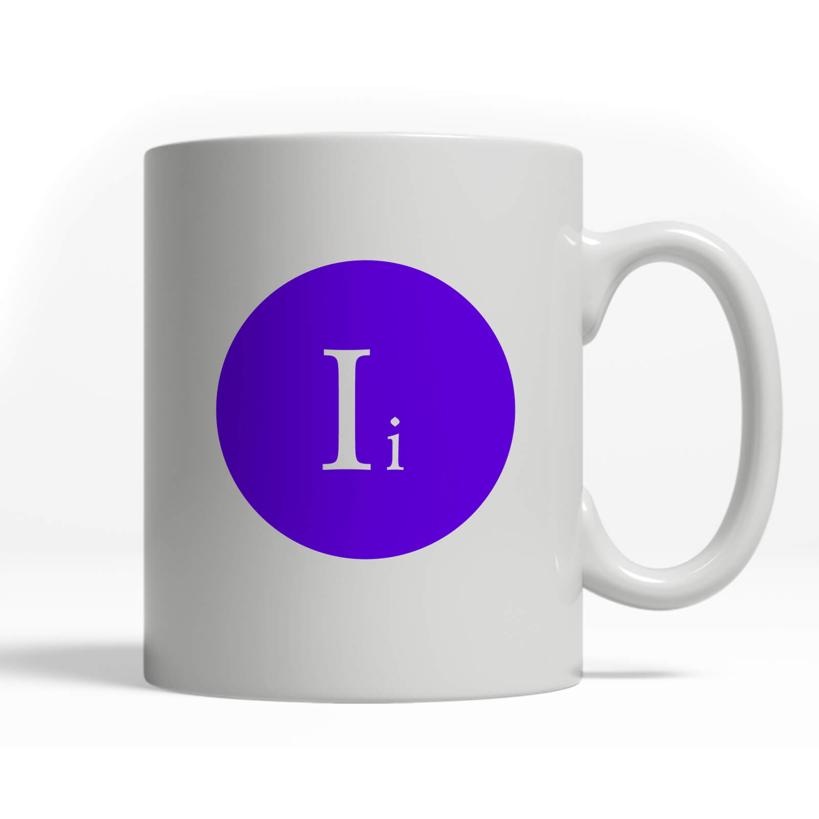 Alphabet Letter Mug - I-Indigo