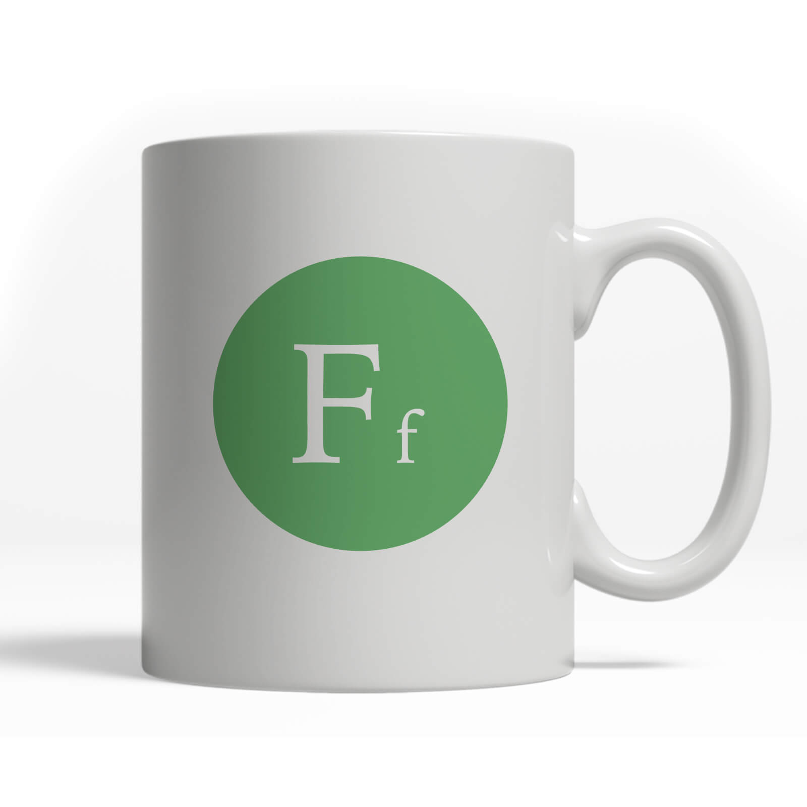 Alphabet Letter Mug - F-Fern