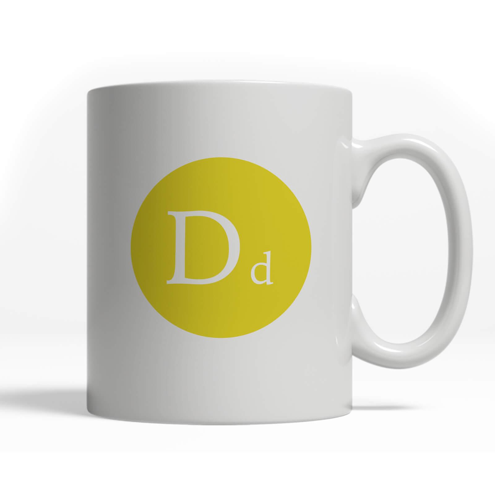 Alphabet Letter Mug - D-Dandelion
