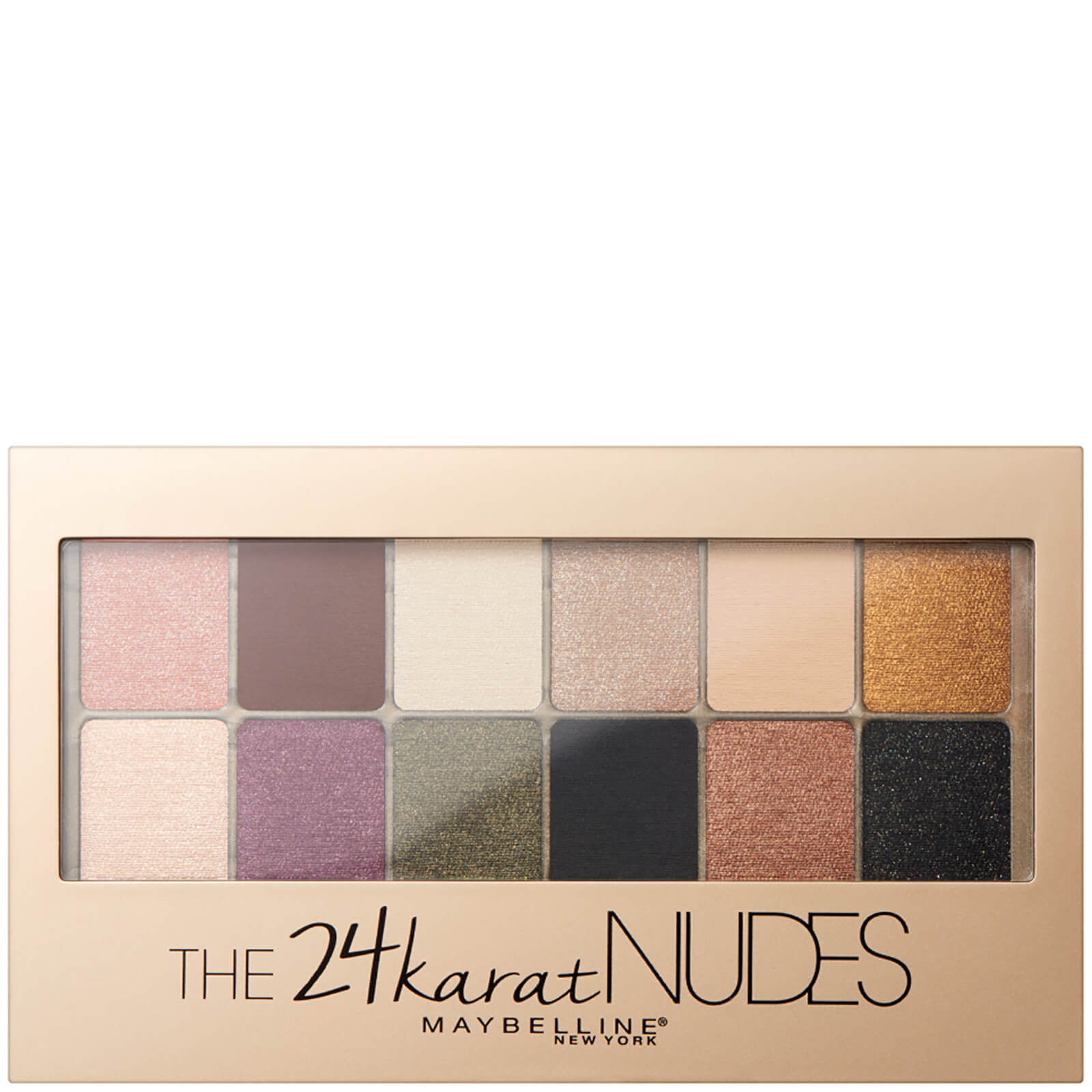 

Палетка теней Maybelline 24 Karat Nudes Eyeshadow Palette 10 г