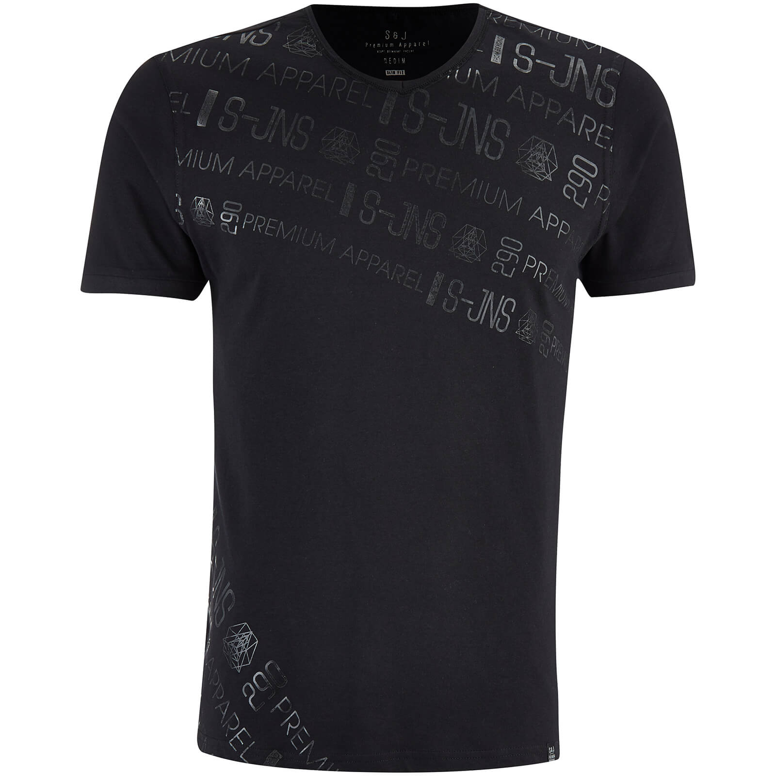 T-Shirt Homme Chartres Smith & Jones -Noir - XL - Noir