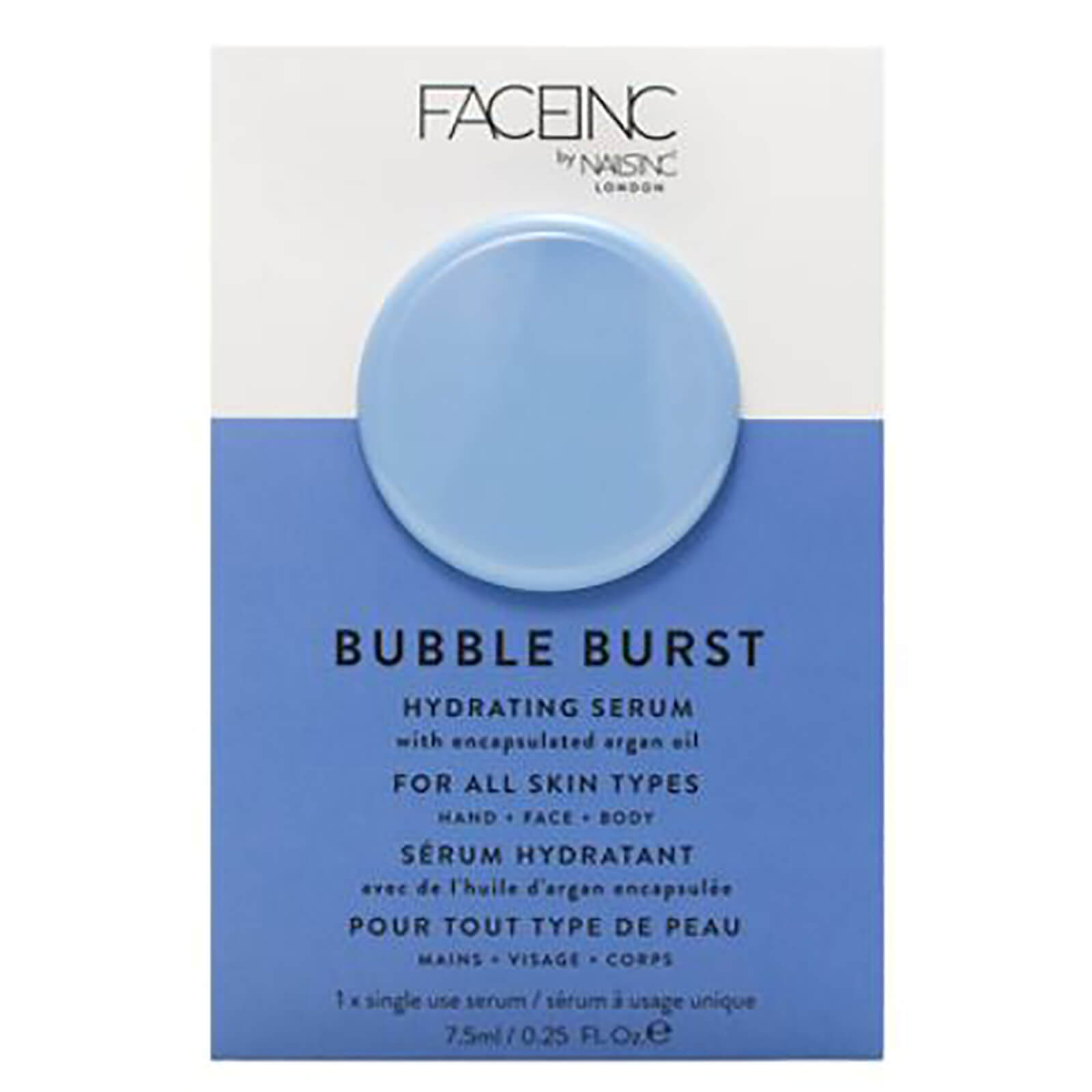 FACEINC by nails inc. Bubble and Squeak Brightening Oxygenated Pod Mask 7.5ml