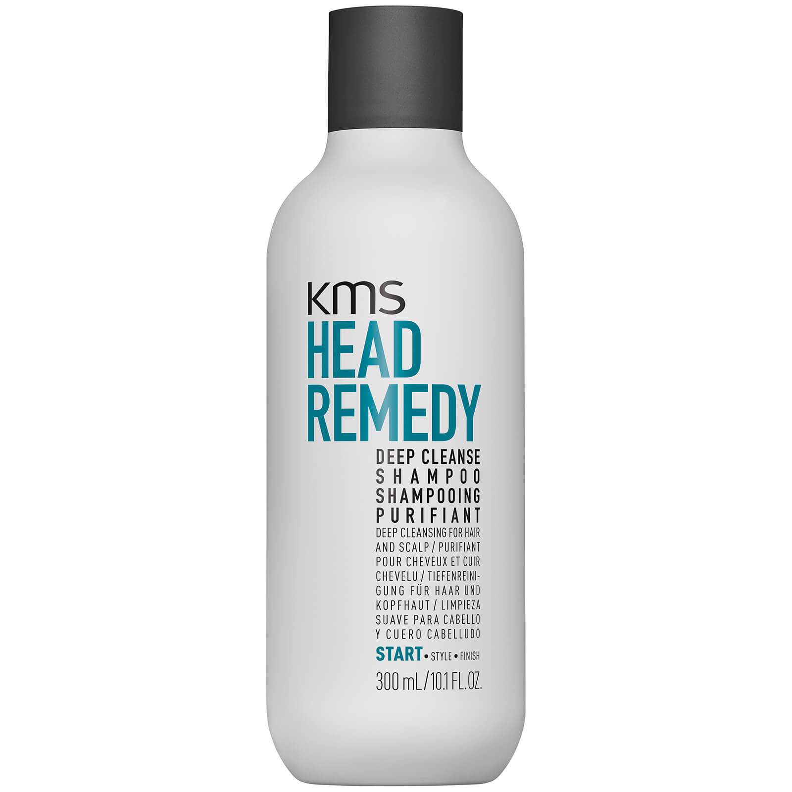Photos - Hair Product KMS Head Remedy Deep Cleanse Shampoo 300ml 112805 