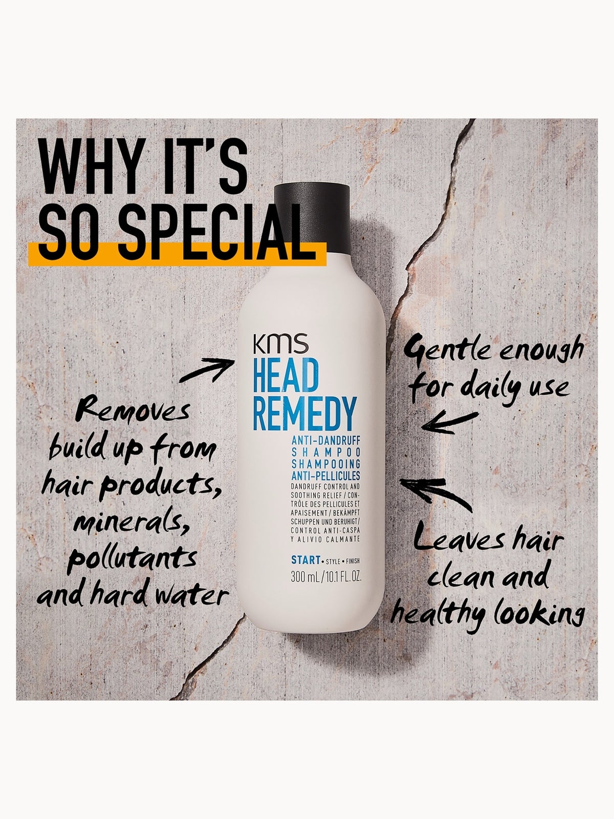 KMS Head Remedy Anti-Dandruff Shampoo 300ml 2