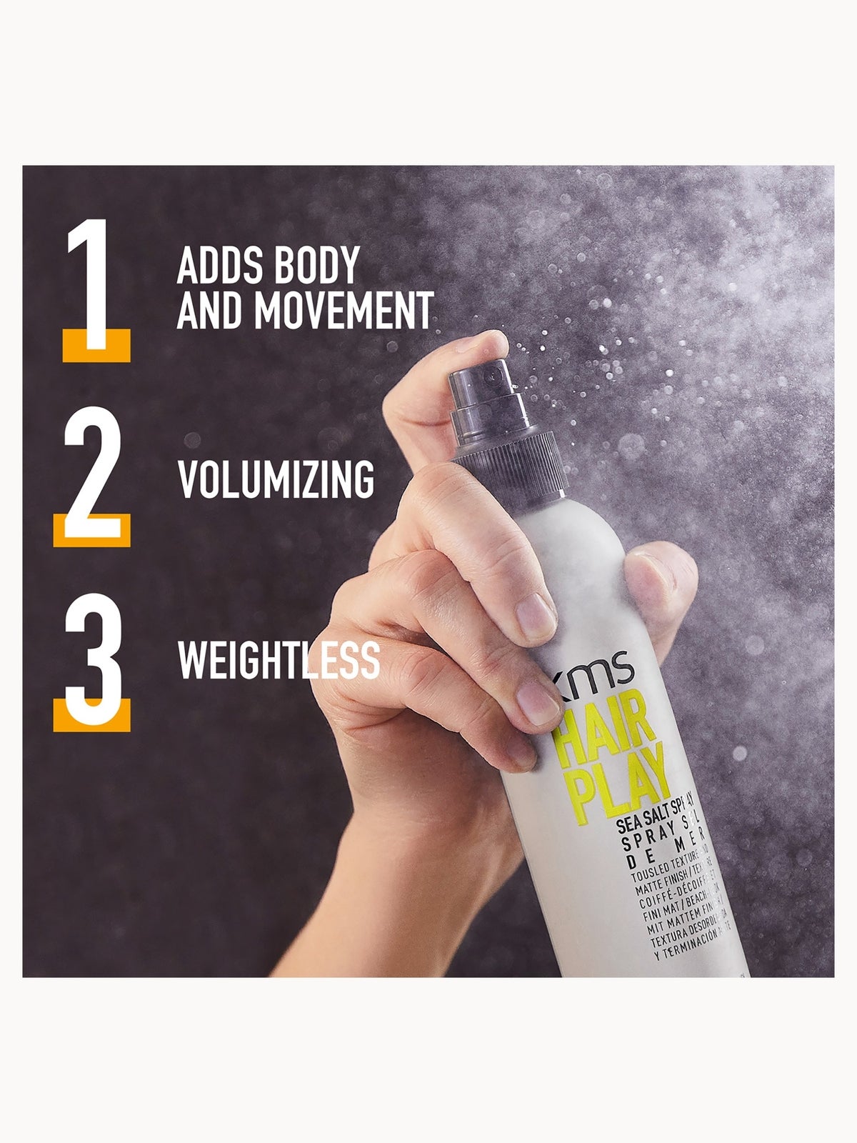 KMS Hairplay Sea Salt Spray 200ml 4