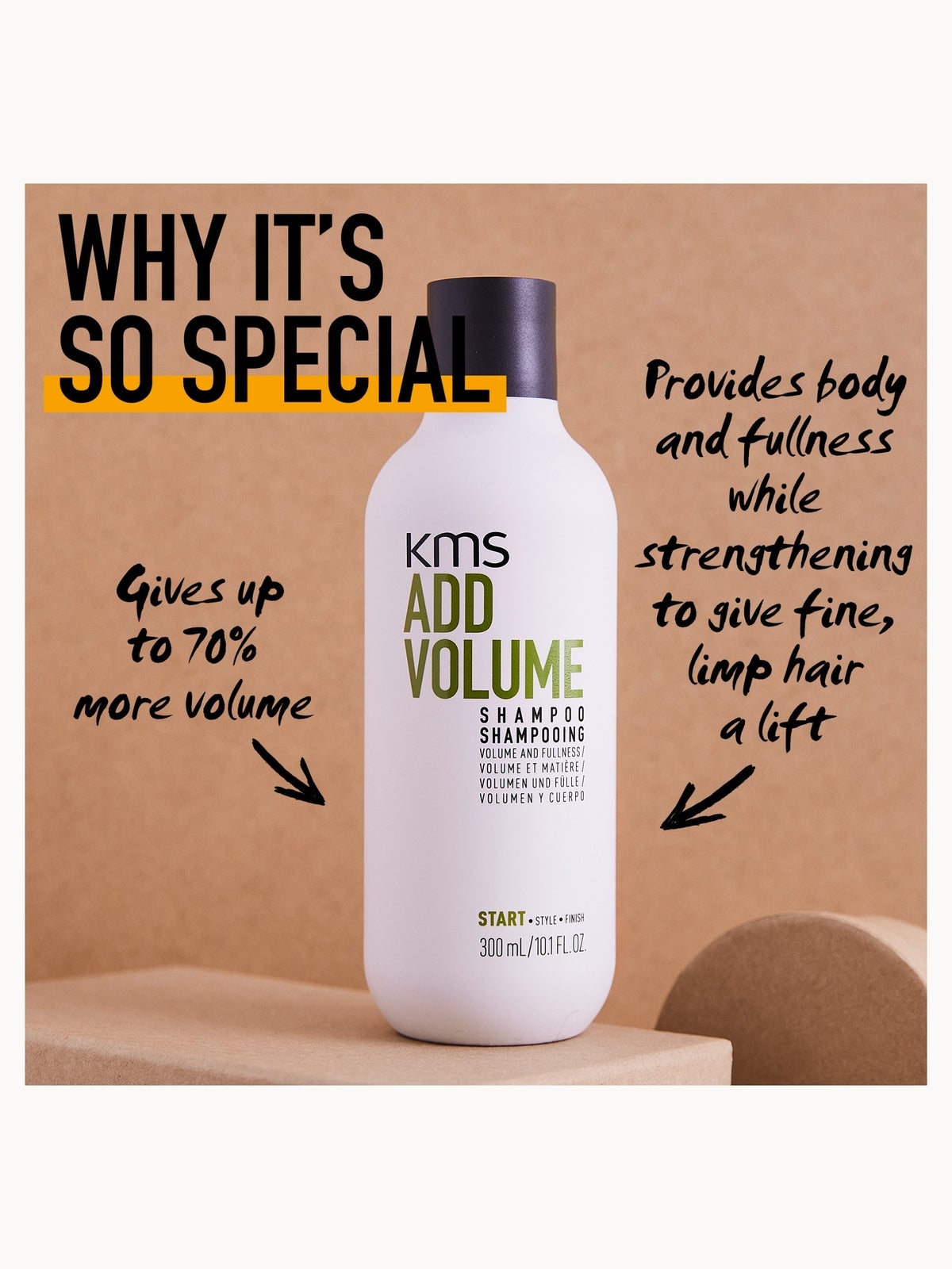 KMS Add Volume Shampoo 750ml For Fine, Flat Hair (Worth £52.50) 2