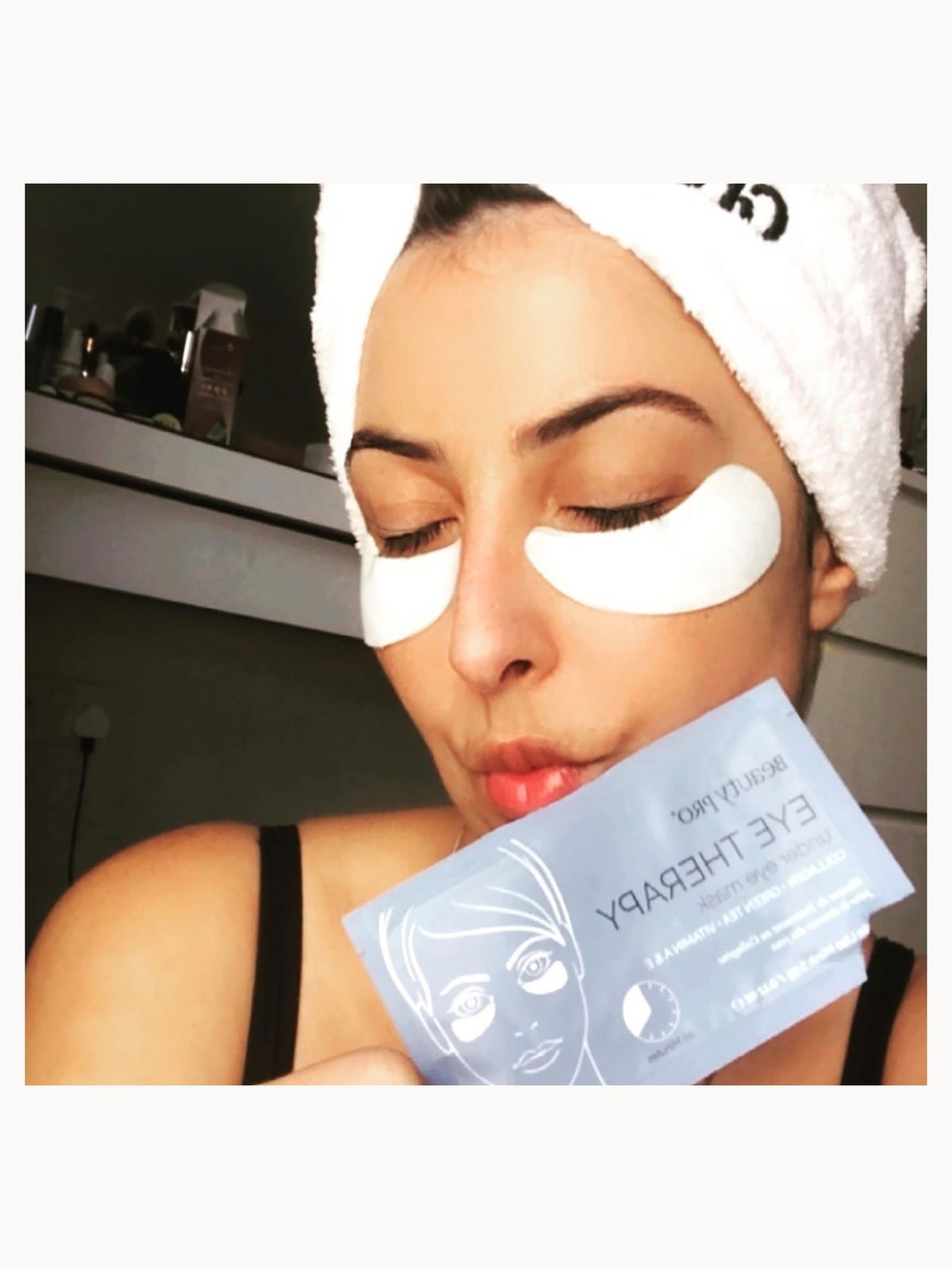 BEAUTYPRO Eye Therapy Under Eye Mask with Collagen and Green Tea Extract (3 Applications) 4