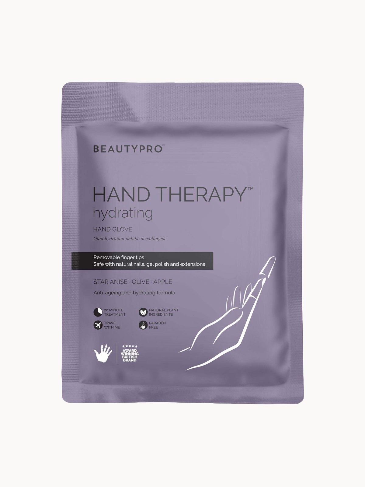 BEAUTYPRO Hand Therapy Gloves with Removable Fingertips