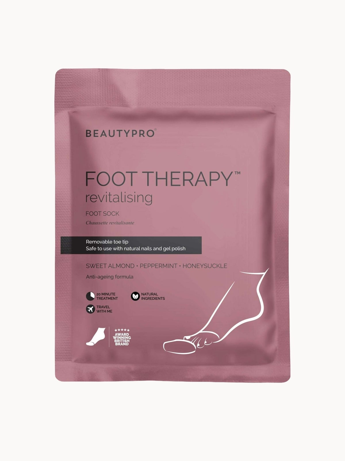 BEAUTYPRO Foot Therapy Booties with Removable Toe Tip