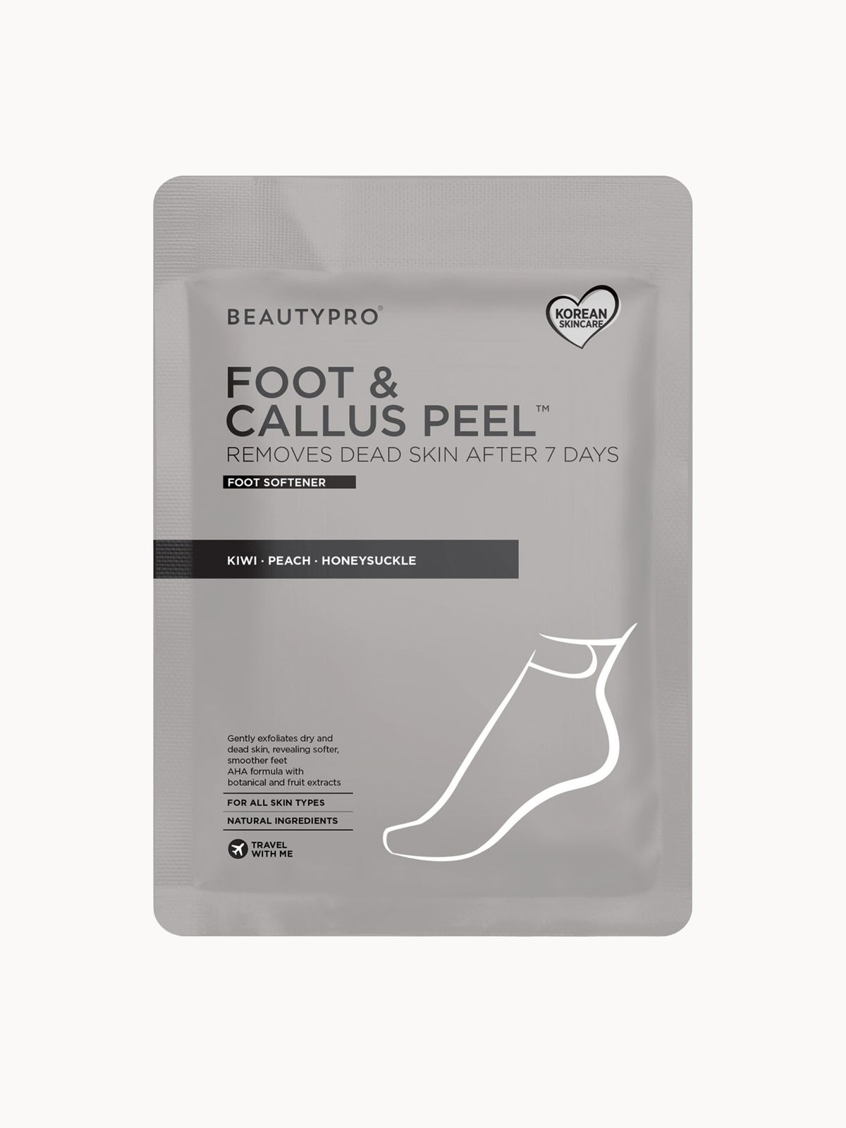 BEAUTYPRO Foot and Callus Peel with over 17 Botanical and Fruit Extracts (1 Pair)