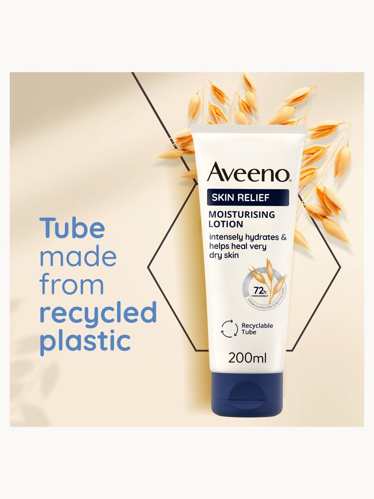 Aveeno Skin Relief Nourishing Lotion Shea Butter 200ml 2