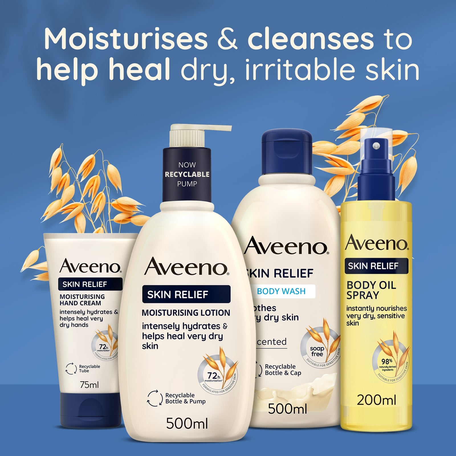 Aveeno Skin Relief Nourishing Lotion Shea Butter 300ml 4