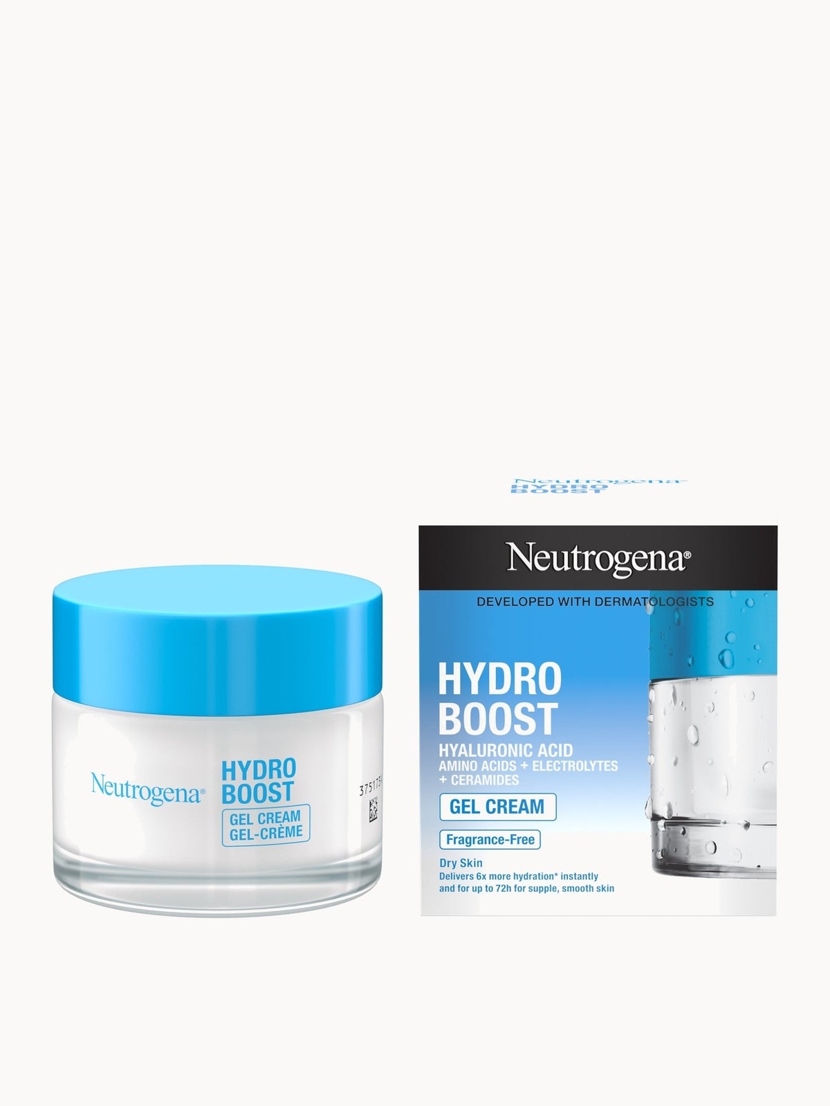 Neutrogena Hydro Boost Gel Cream Facial Moisturiser for Dry and Dehydrated Skin 50ml