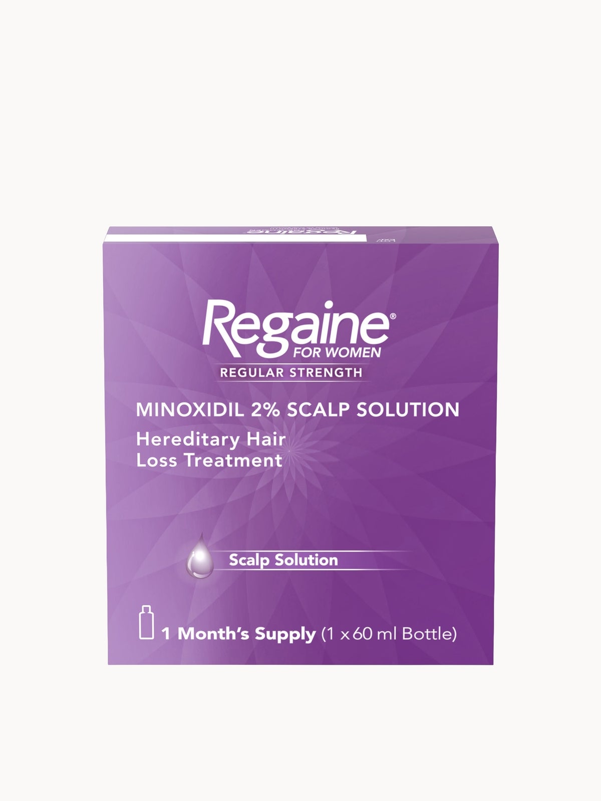 Regaine Women's Regular Strength Hair Loss and Hair Regrowth Solution 60ml