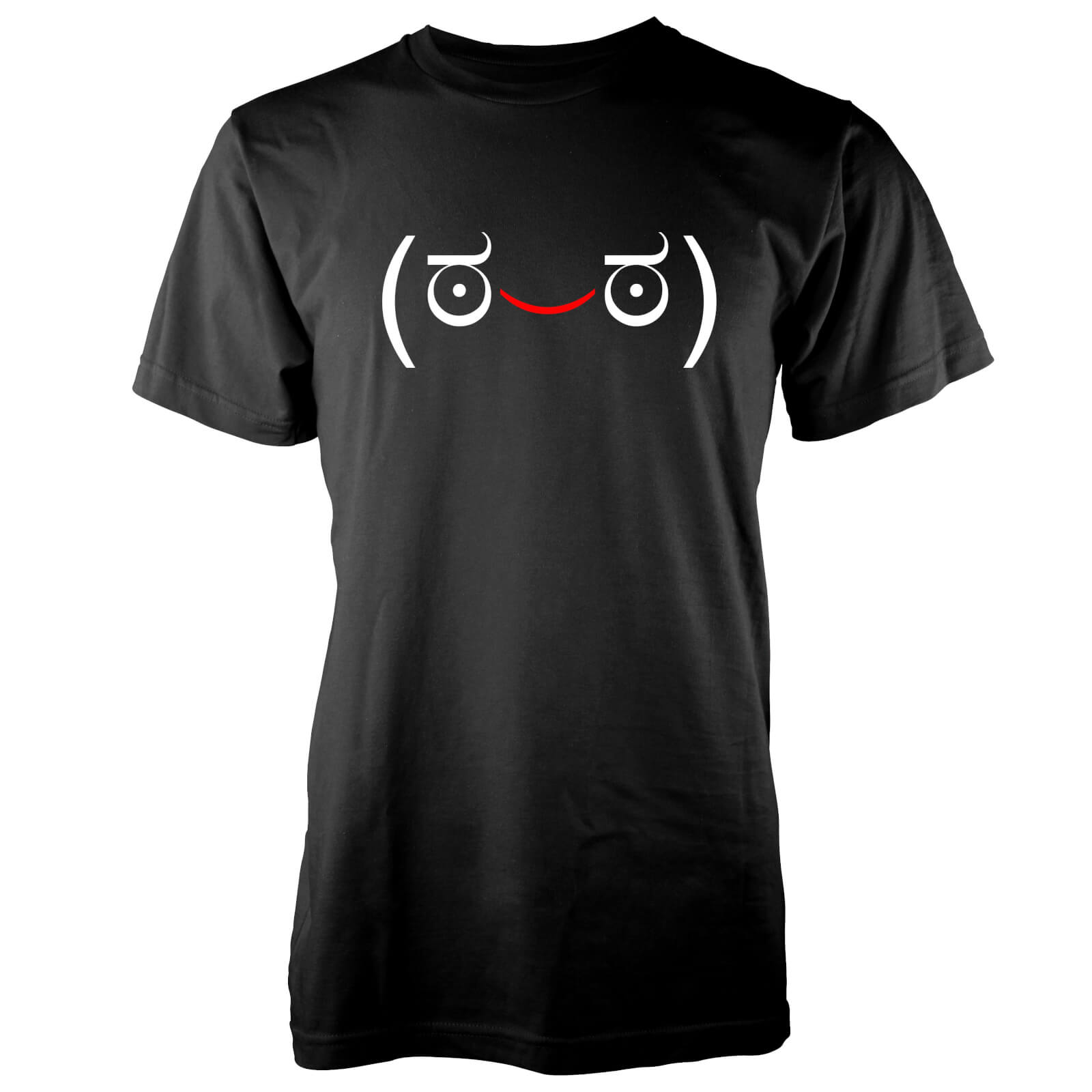 Men's Happy Jemoticon T-Shirt - S - Black