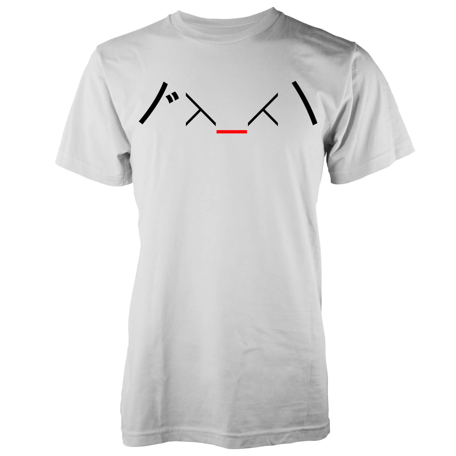 Men's Angry Face Jemoticon T-Shirt - S - White