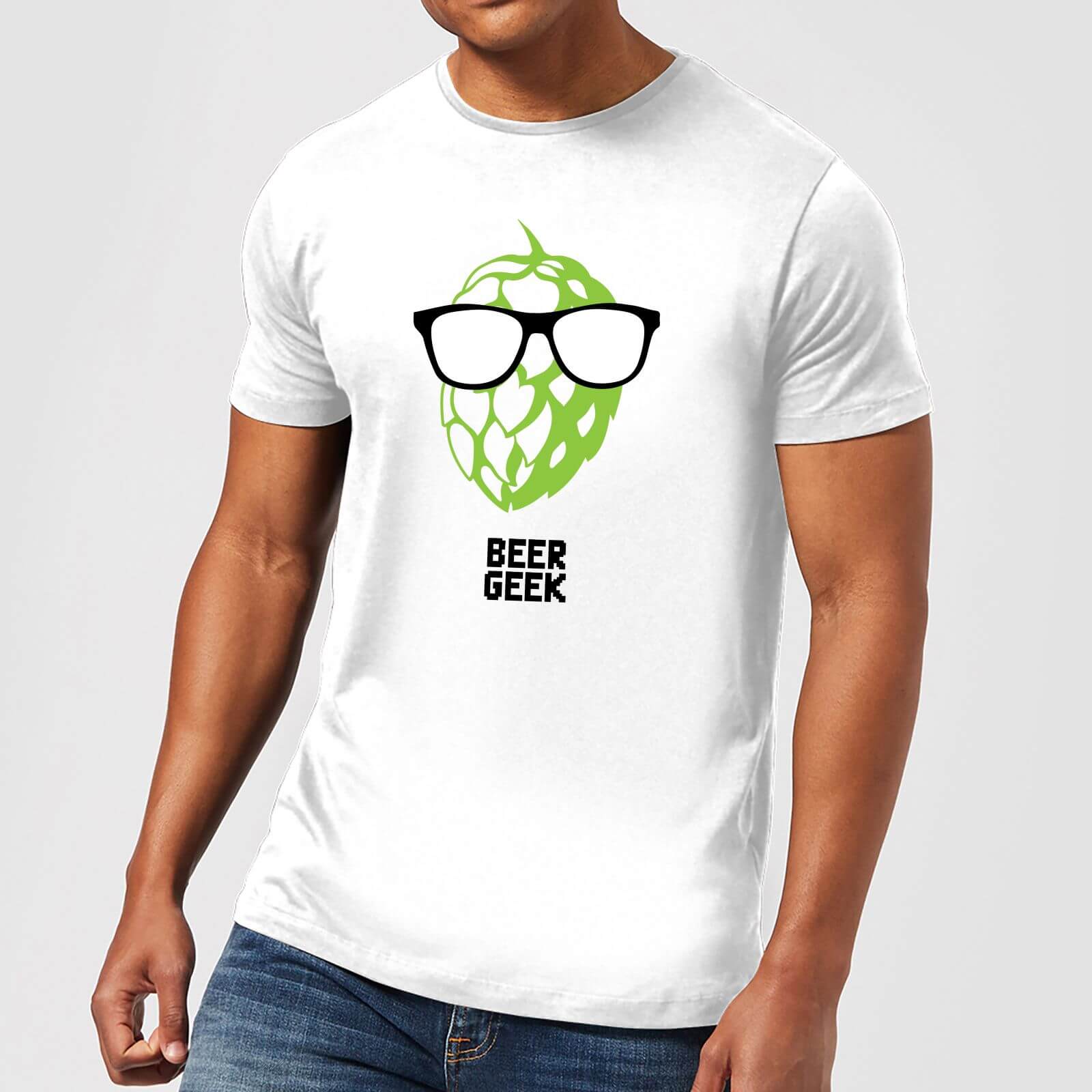 Beershield Beer Geek Men's T-Shirt - S - White