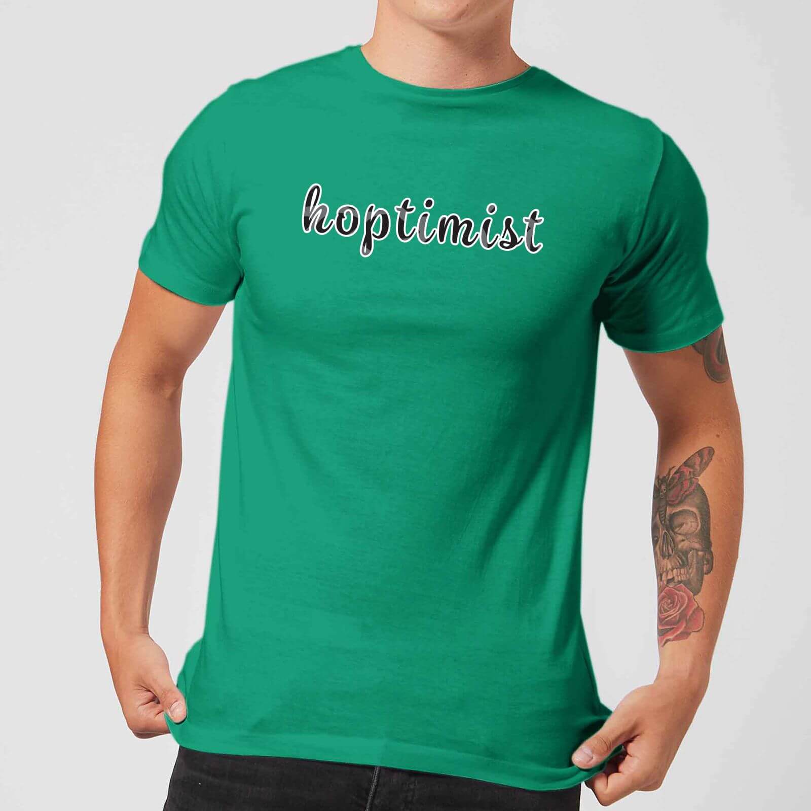 Beershield Hoptimist Men's T-Shirt - S - Green