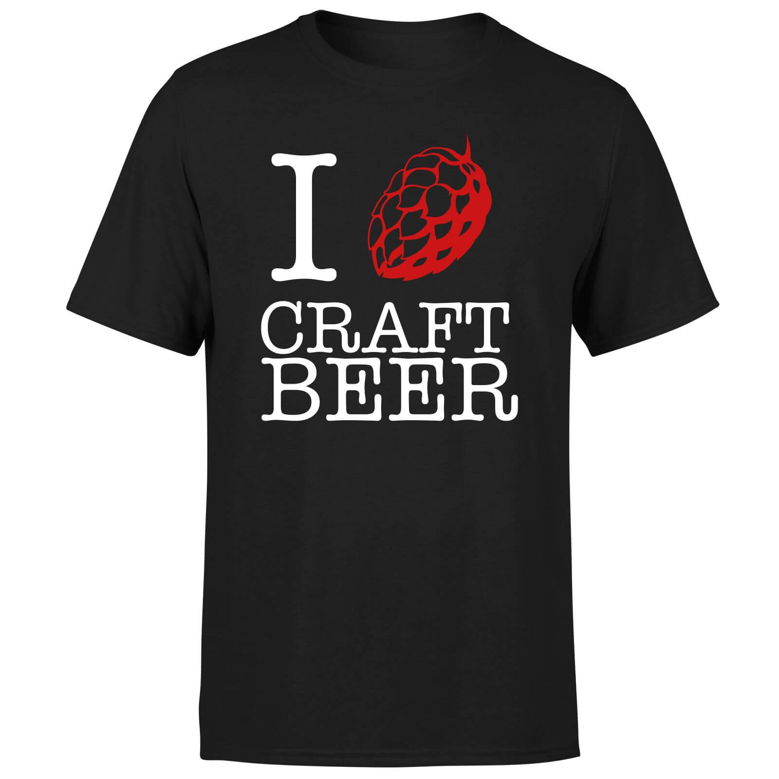 Beershield I Hop Craft Beer Men's T-Shirt - M - Black