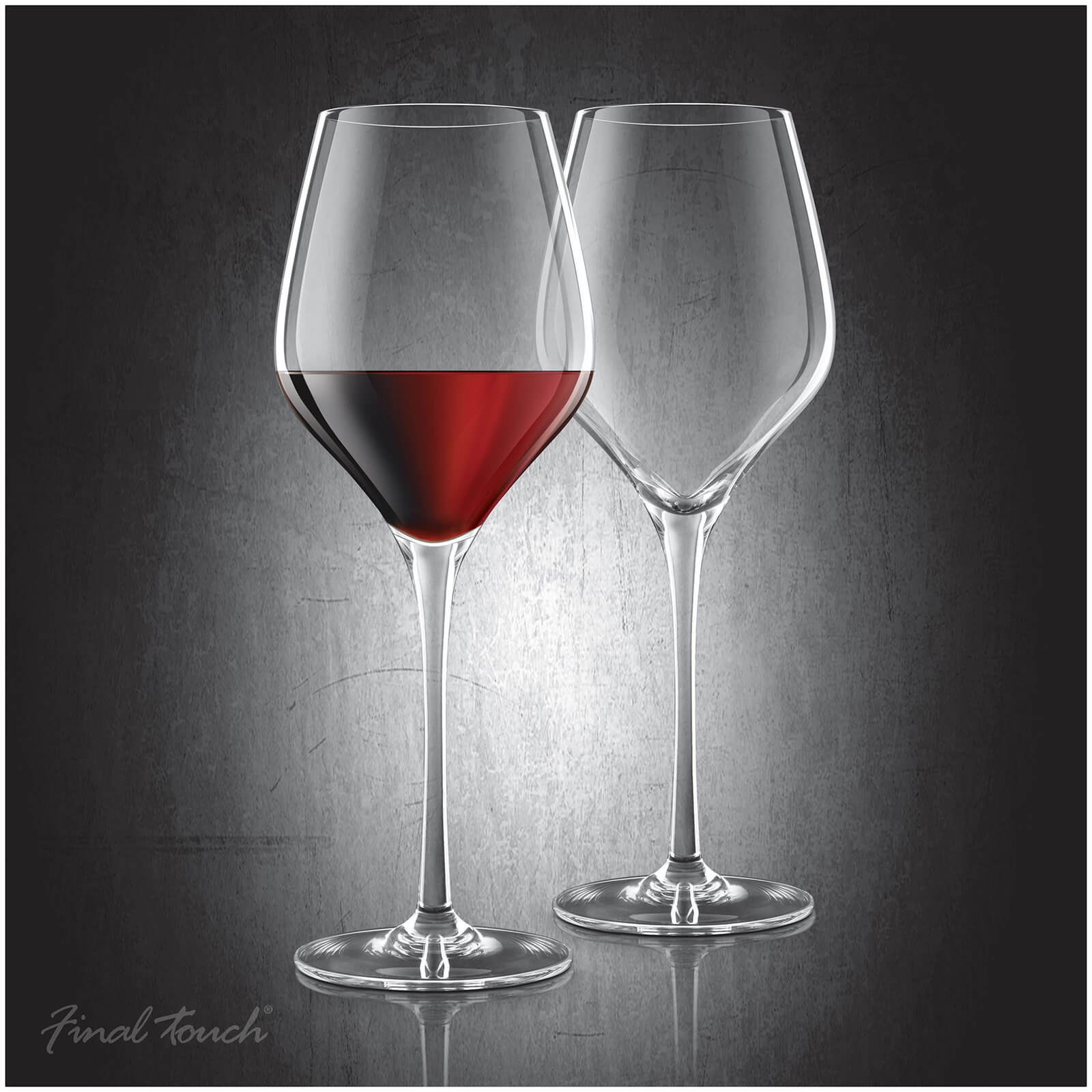 Final Touch Durashield Red Wine Glasses 620ml (Set of 2)