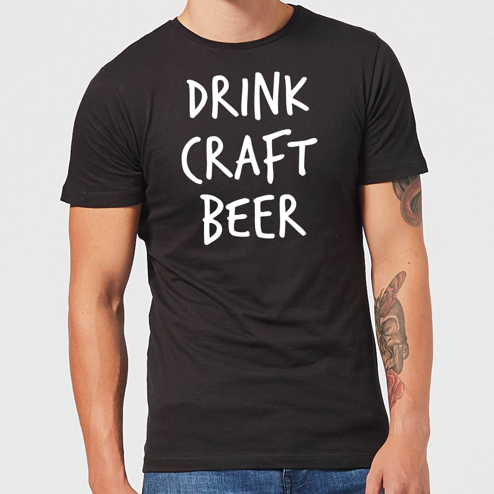 Beershield Drink Craft Beer Men's T-Shirt - S - Black