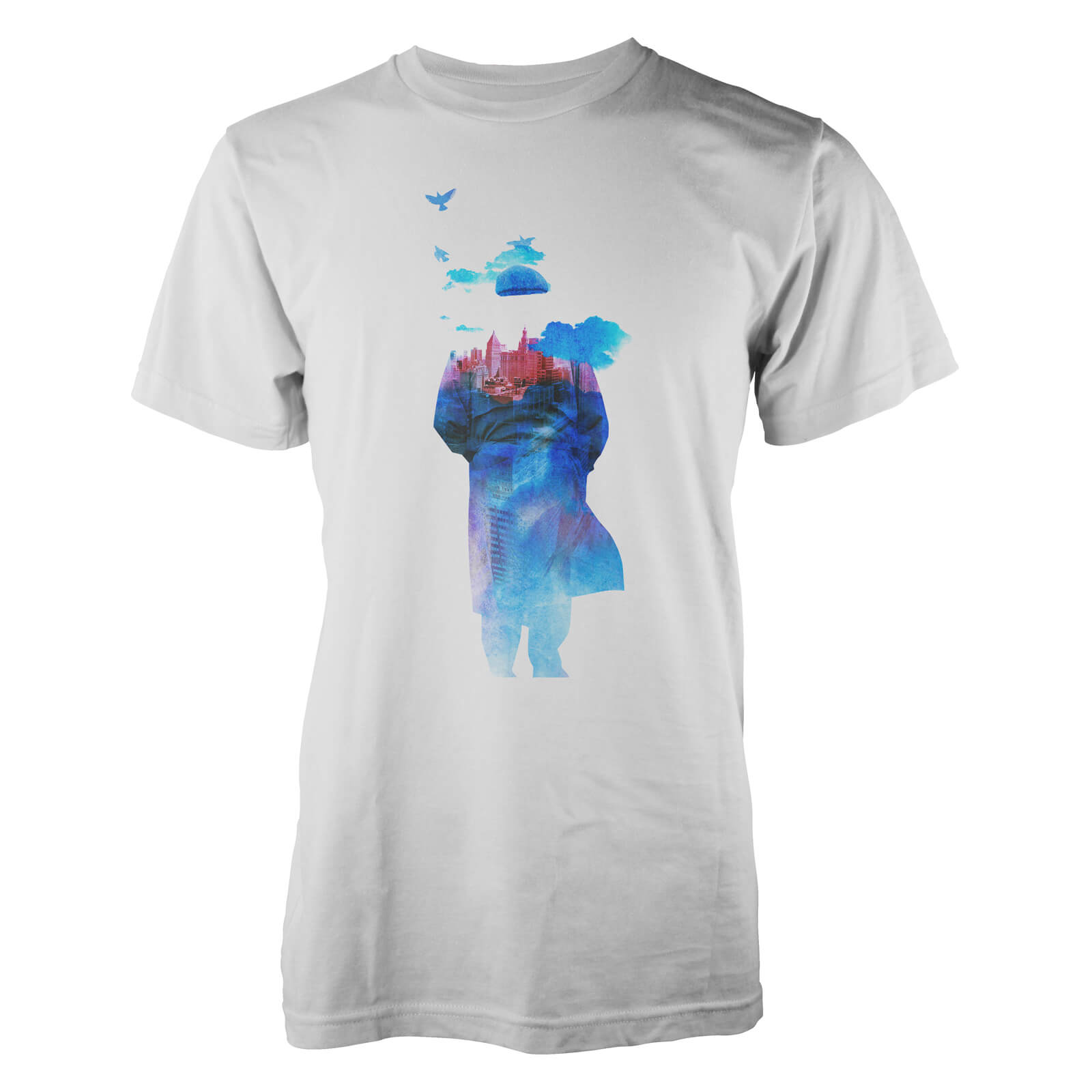 Farkas Get Away Colour Men's T-Shirt - S - White