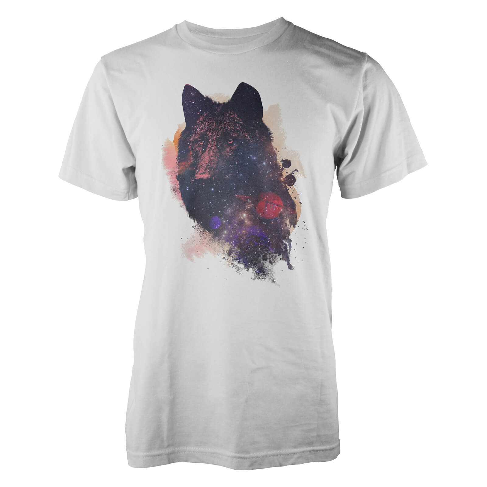 Farkas Universal Wolf Men's T-Shirt - S - White