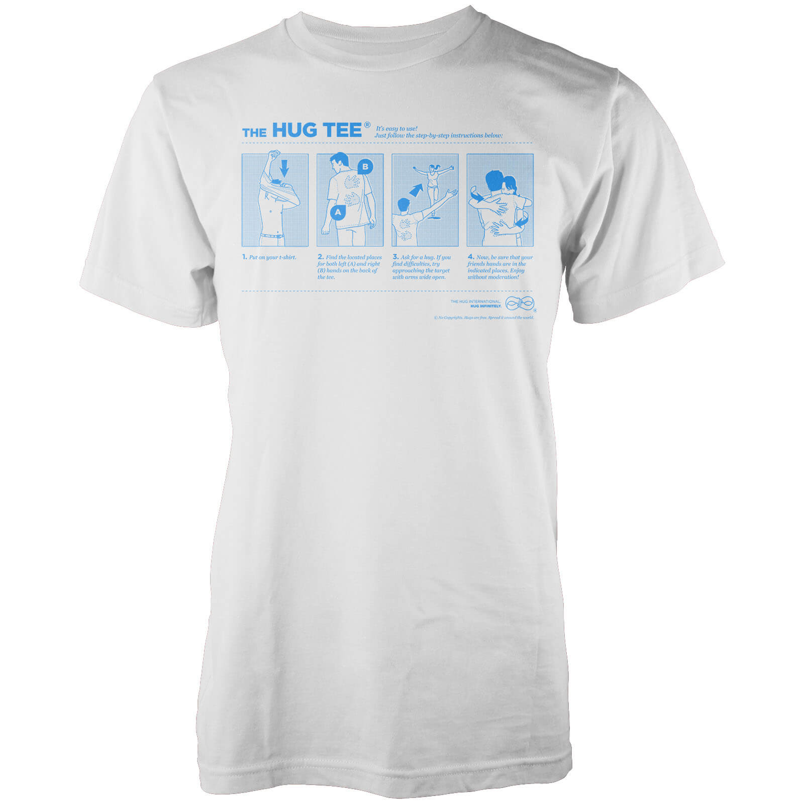 Vo Maria The Hug Tee Men's White T Shirt - S - White