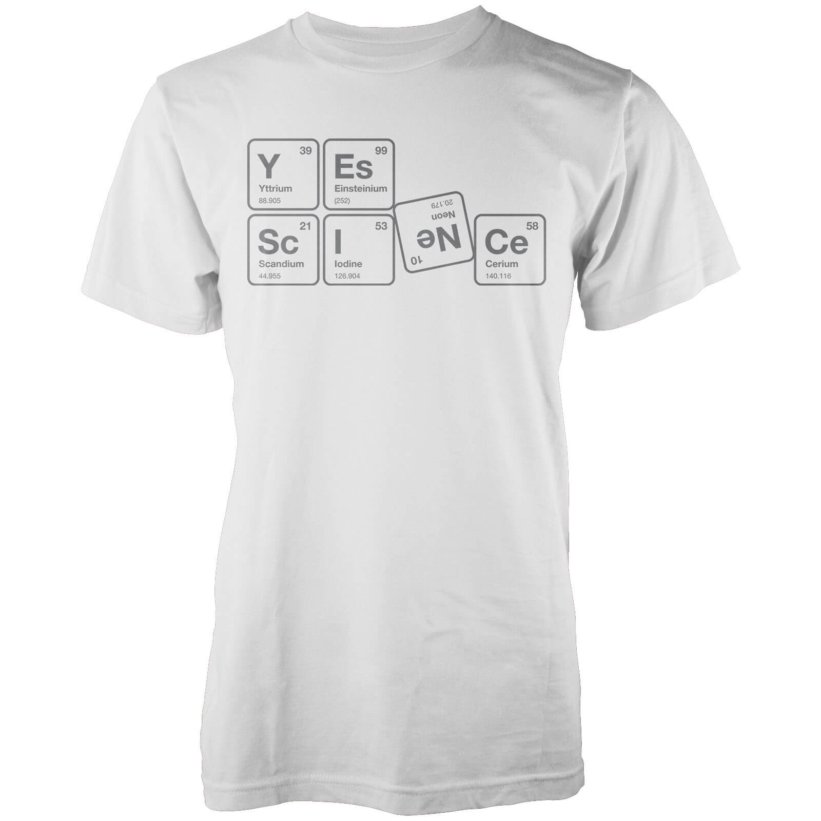 Vo Maria Yes Science Men's White T Shirt - S - White