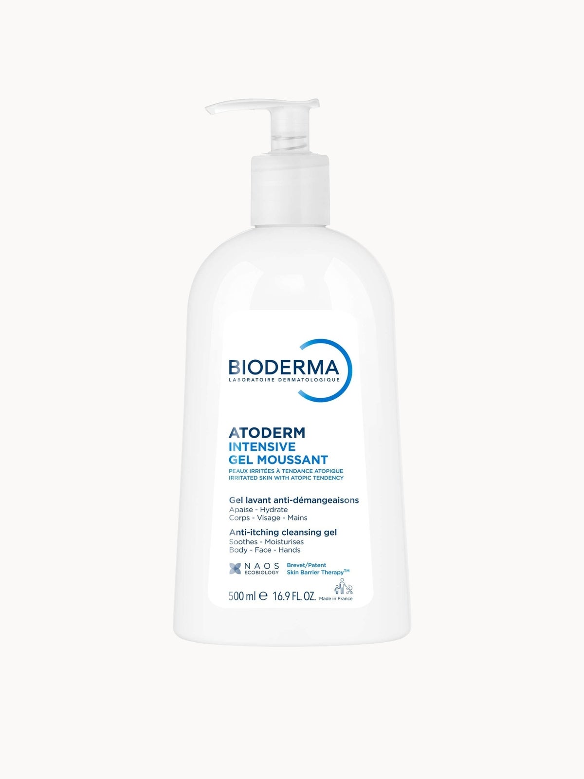 Atoderm Ultra-Soothing Unfragranced Body Wash for Very Dry Atopic Eczema-Prone Skin 500ml