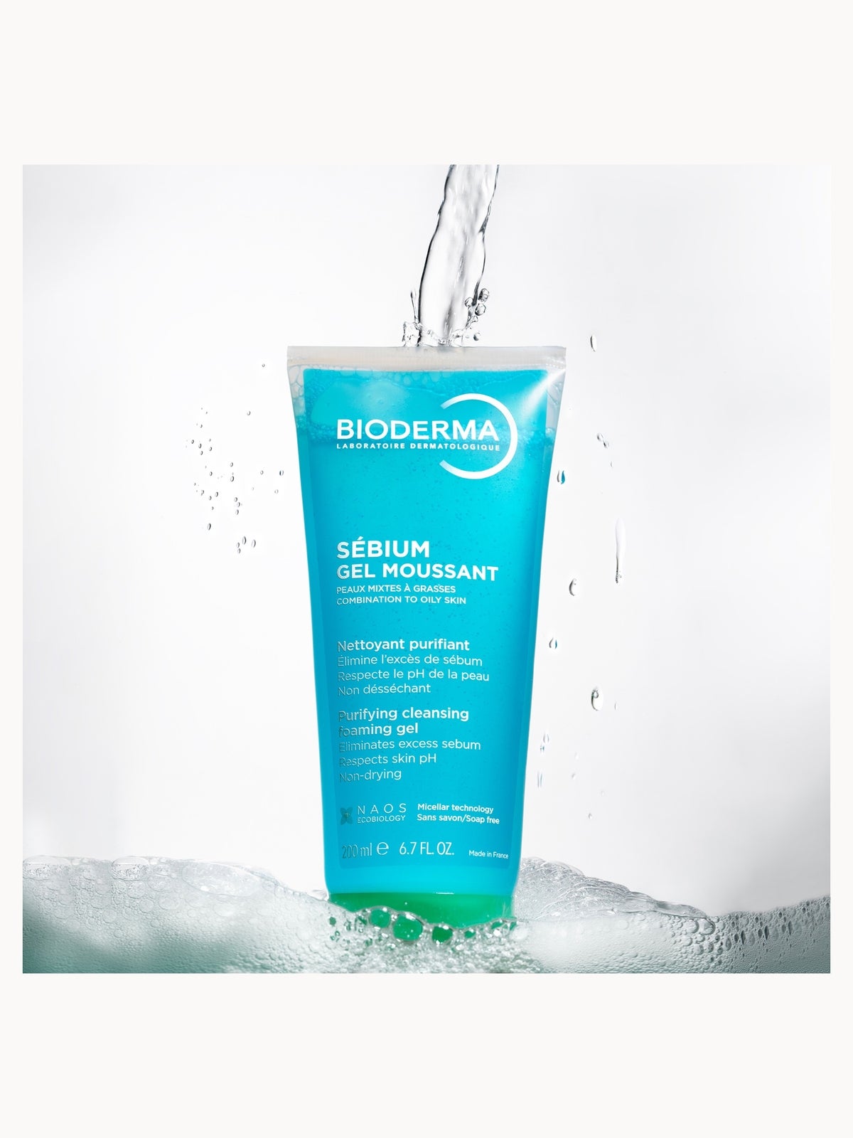 Bioderma Sébium Purifying Foaming Gel Oily to Blemish-Prone Skin 200ml 4