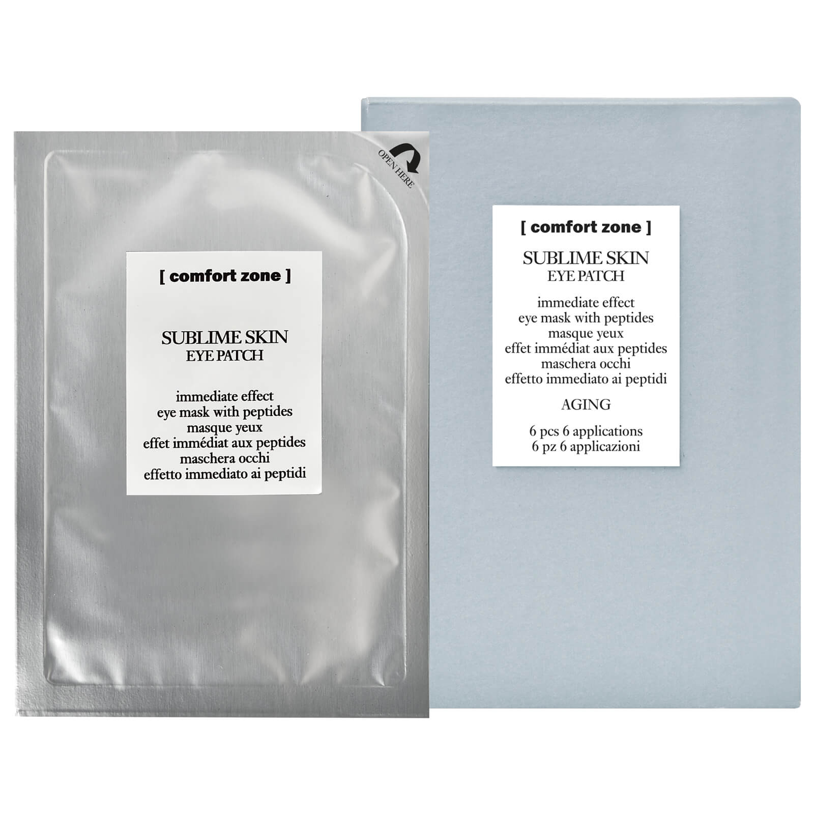 

Comfort Zone Sublime Skin Eye Patch Masks - 6 Pairs Of Patches