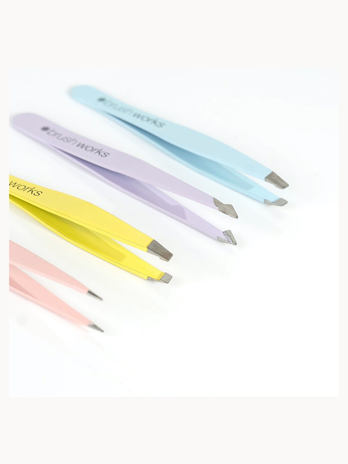 brushworks HD Combination Tweezer Set - Mixed 3